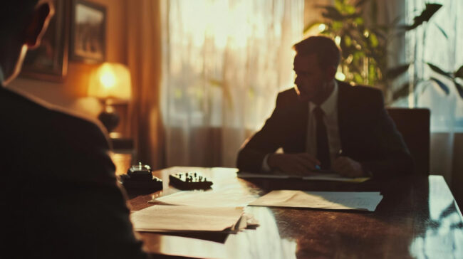 Client discussing how to avoid jail time California charges with attorney