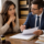 client discussing misdemeanor consequences with defense attorney
