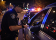 police officer conducting dui stop california traffic stop at night