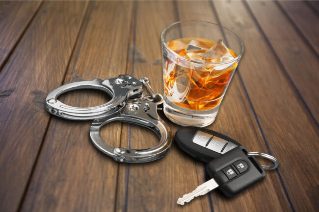 Driver dealing with DUI legal problems after an arrest