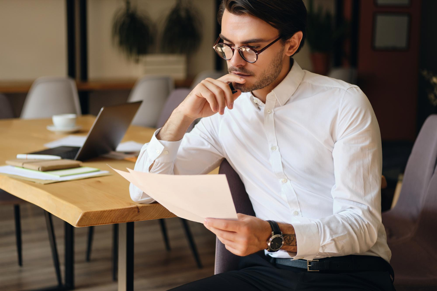 Employee reviewing how a criminal charge can affect a job