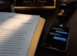 Smartphone and legal documents showing text messages evidence in a criminal case