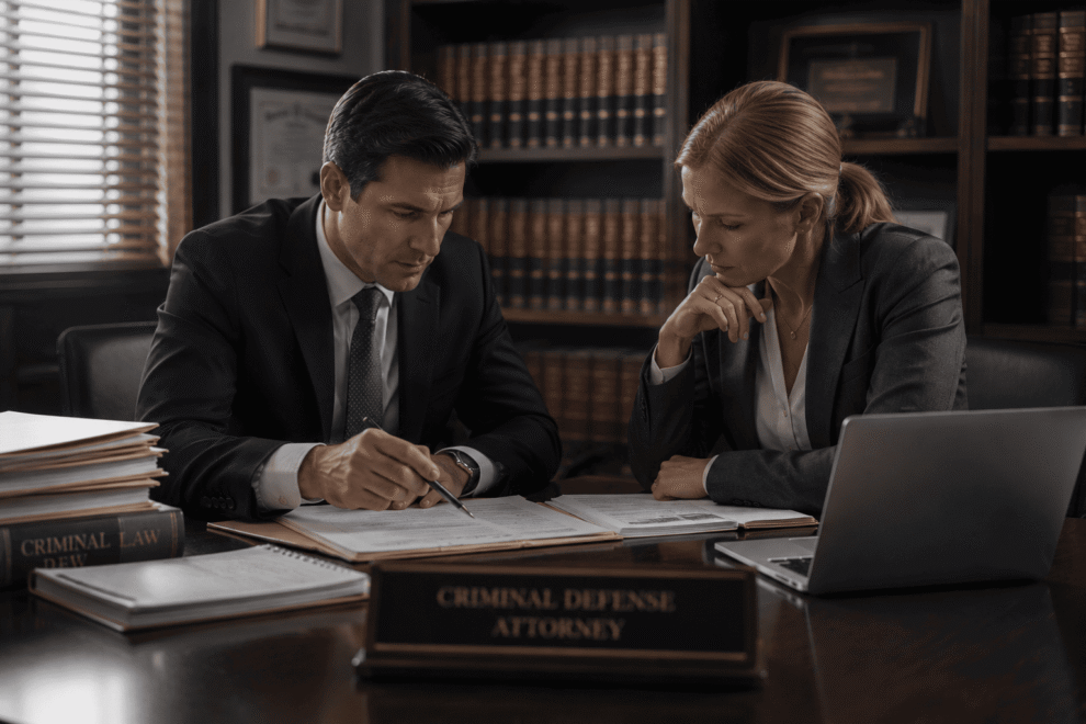 Professionals reviewing plea offers should you strategy and planning documents