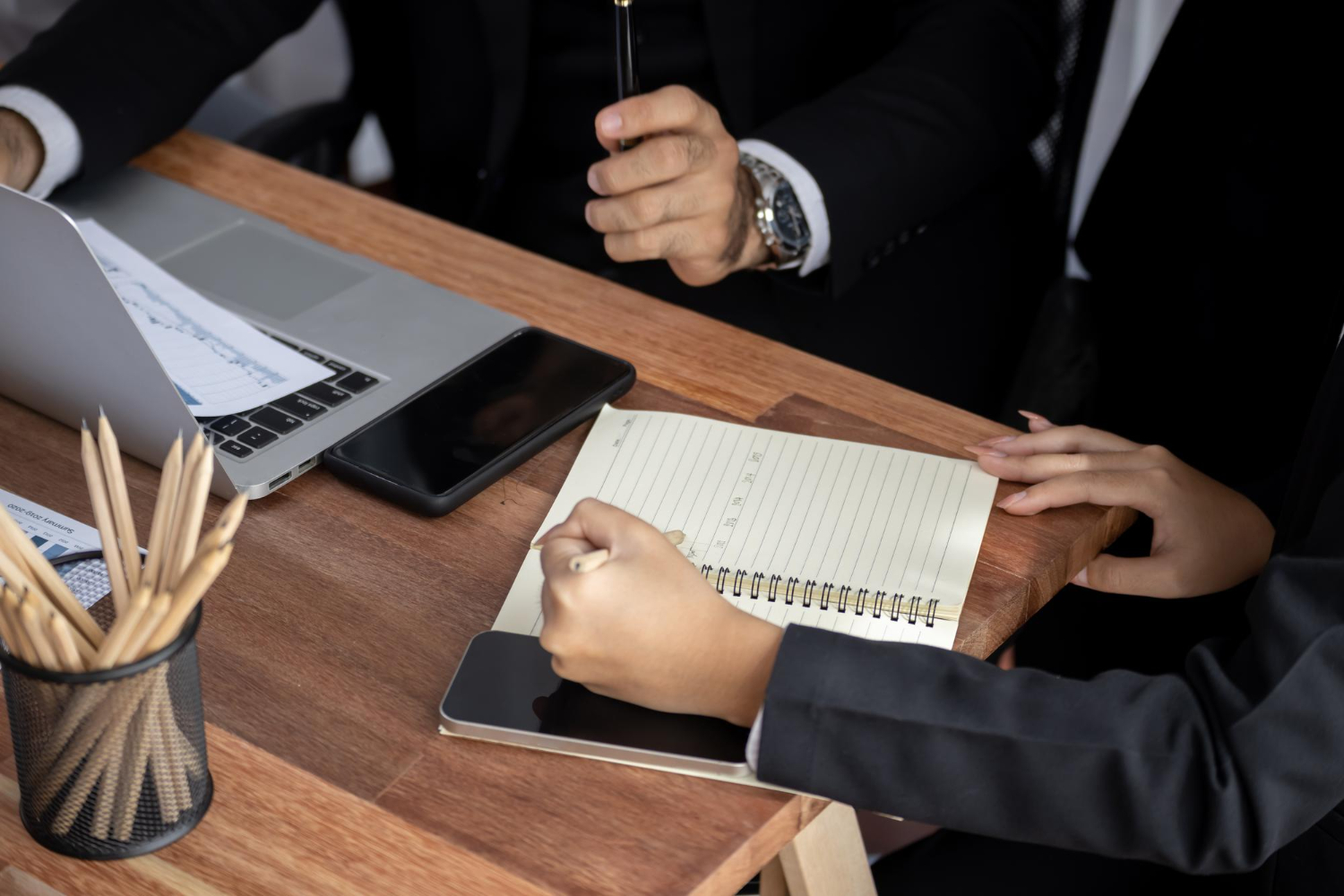 Attorney advising a client after a missed court date