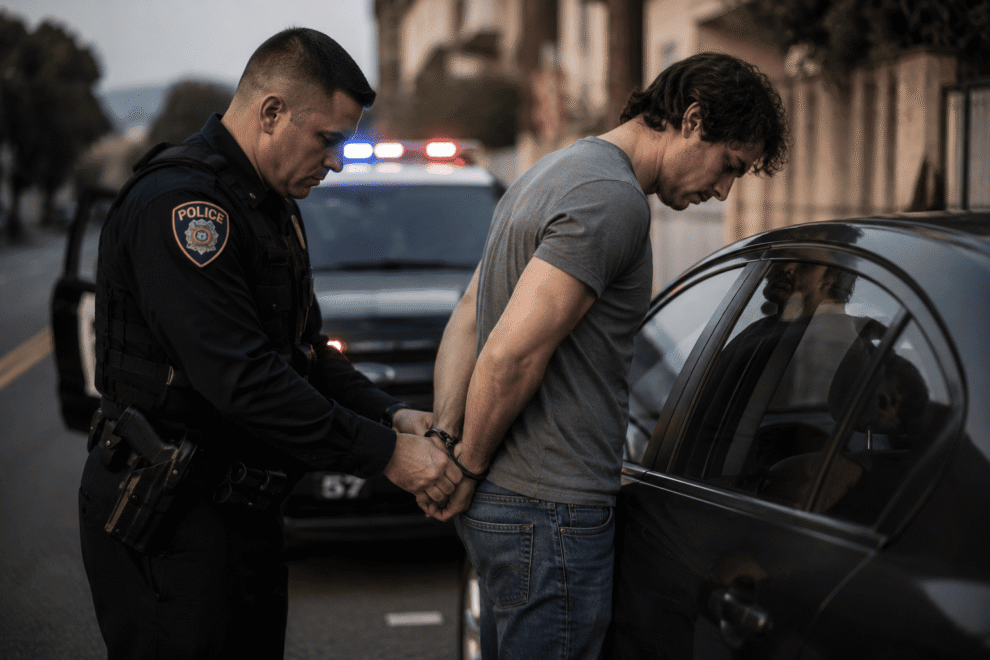 Professionals reviewing someone is arrested california strategy and planning documents