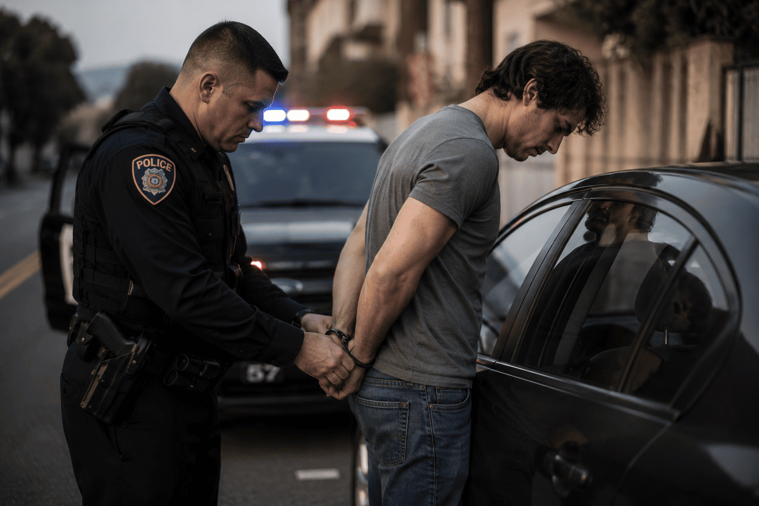 Professionals reviewing someone is arrested california strategy and planning documents