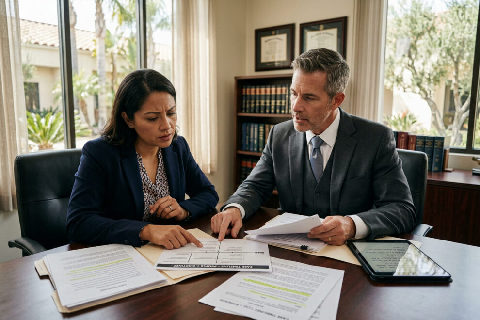 Attorney explaining a criminal investigation timeline in California