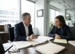 Mental health criminal defense attorney discussing legal options with a client in California
